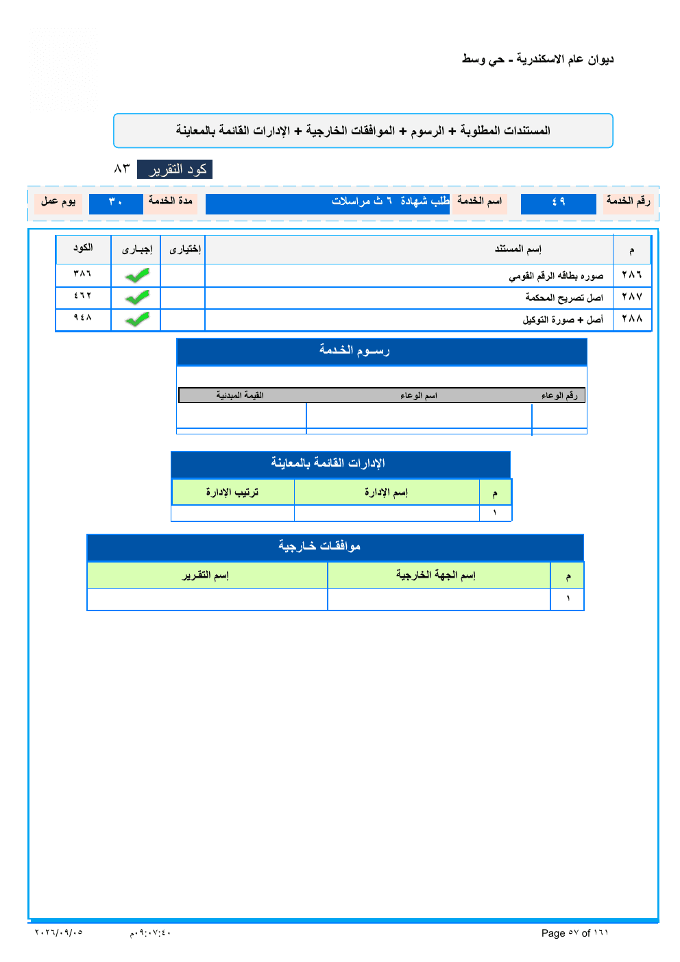 This service’s page from the official catalogue (PDF)