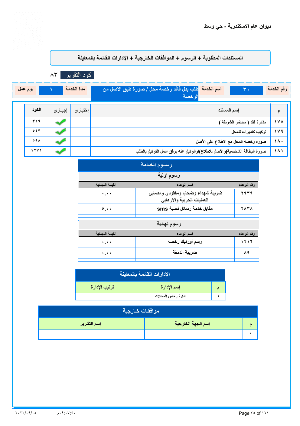 This service’s page from the official catalogue (PDF)